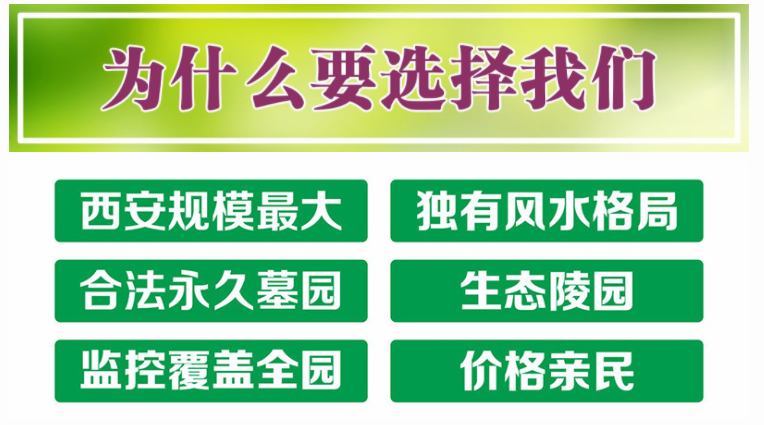 西安壽陽山墓園可享受一對一接待服務